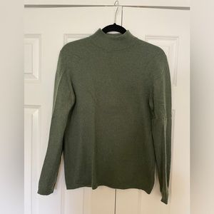Cashmere mock neck sweater